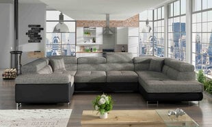 Угловой диван-кровать Letto-Parem-Berlin 01 / Soft 11, серый цена и информация | Диваны | 220.lv