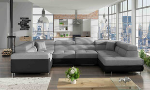 Угловой диван-кровать Letto-Right-Sawana 21 / Soft 11, серый цена и информация | Диваны | 220.lv