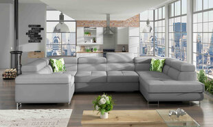 Угловой диван-кровать Letto-Right-Soro 83 / Soft 29 подушки: Jungle 32, серый цена и информация | Диваны | 220.lv
