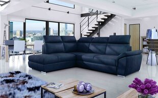 Угловой диван-кровать Loreto-Left-Monolith 77, синий цена и информация | Диваны | 220.lv