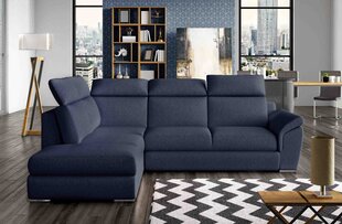 Угловой диван-кровать Loreto-Left-Grande 77, синий цена и информация | Диваны | 220.lv