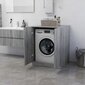 vidaXL veļasmašīnas skapītis, pelēcīga ozolkoka krāsa, 71x71,5x91,5 cm цена и информация | Vannas istabas skapīši | 220.lv