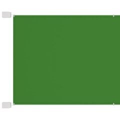 VidaXL vertikāla markīze, gaiši zaļa, 60x360 cm, Oksfordas audums cena un informācija | Saulessargi, markīzes un statīvi | 220.lv