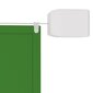 VidaXL vertikāla markīze, gaiši zaļa, 60x360 cm, Oksfordas audums cena un informācija | Saulessargi, markīzes un statīvi | 220.lv