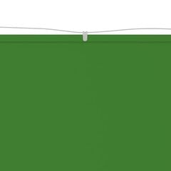 VidaXL vertikāla markīze, gaiši zaļa, 60x270 cm, Oksfordas audums cena un informācija | Saulessargi, markīzes un statīvi | 220.lv