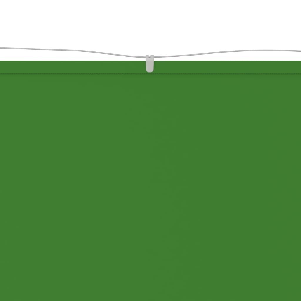 VidaXL vertikāla markīze, gaiši zaļa, 60x420 cm, Oksfordas audums cena un informācija | Saulessargi, markīzes un statīvi | 220.lv