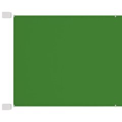 VidaXL vertikāla markīze, gaiši zaļa, 60x600 cm, Oksfordas audums цена и информация | Зонты, маркизы, стойки | 220.lv