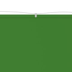 VidaXL vertikāla markīze, gaiši zaļa, 140x600 cm, Oksfordas audums cena un informācija | Saulessargi, markīzes un statīvi | 220.lv
