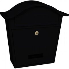 Настенный почтовый ящик Tatifan 36,2 x 37 см сталь черный - цена и информация | Почтовые ящики, номерные знаки для домов | 220.lv