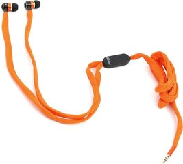 Omega Freestyle austiņas ar mikrofonu FH2112, oranžas cena un informācija | Austiņas | 220.lv