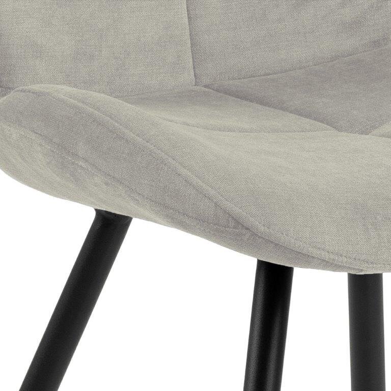 2 krēslu komplekts Actona Petri, bēšs cena un informācija | Virtuves un ēdamistabas krēsli | 220.lv