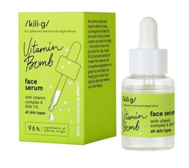 Sejas serums Kilig Vitamin Bomb, 30 ml cena un informācija | Serumi sejai, eļļas | 220.lv