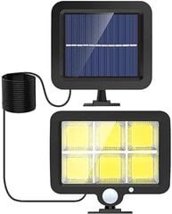 LED saules lampa ar kustības un krēslas sensoru cena un informācija | Āra apgaismojums | 220.lv