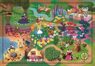 Головоломка Story Maps Alice in Wonderland, 1000 д. цена и информация | Пазлы | 220.lv