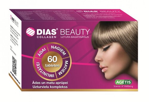 Uztura bagātinātājs Dias Beauty Collagen tab. N60 cena un informācija | Vitamīni, preparāti, uztura bagātinātāji labsajūtai | 220.lv