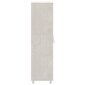 vidaXL drēbju skapis, balts, 89x50x180 cm, priedes masīvkoks cena un informācija | Skapji | 220.lv