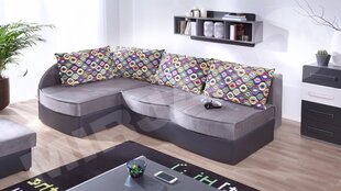 Stūra dīvāns Dido-Alcala 22 + ekoskops Soft 20 + Amber 071-Left cena un informācija | Dīvāni | 220.lv