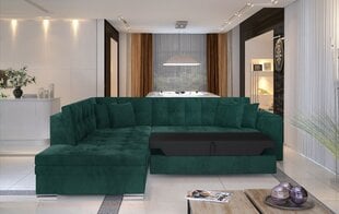 Угловой диван-кровать Pieretta-Left-Sawana 14 / Soft 17, белый цена и информация | Диваны | 220.lv