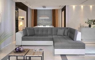 Угловой диван-кровать Pieretta-Parem-Sawana 05 / Soft 17, белый цена и информация | Диваны | 220.lv