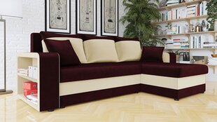 Угловой диван-кровать Feneros Lux-Magic Velvet 2202 + Magic Velvet 2250 цена и информация | Диваны | 220.lv