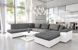 П-образный угловой диван-кровать Tony Sale-Right-ecoskóra Soft 017 (белый) + Lux 05 + Lux 06 цена и информация | Диваны | 220.lv
