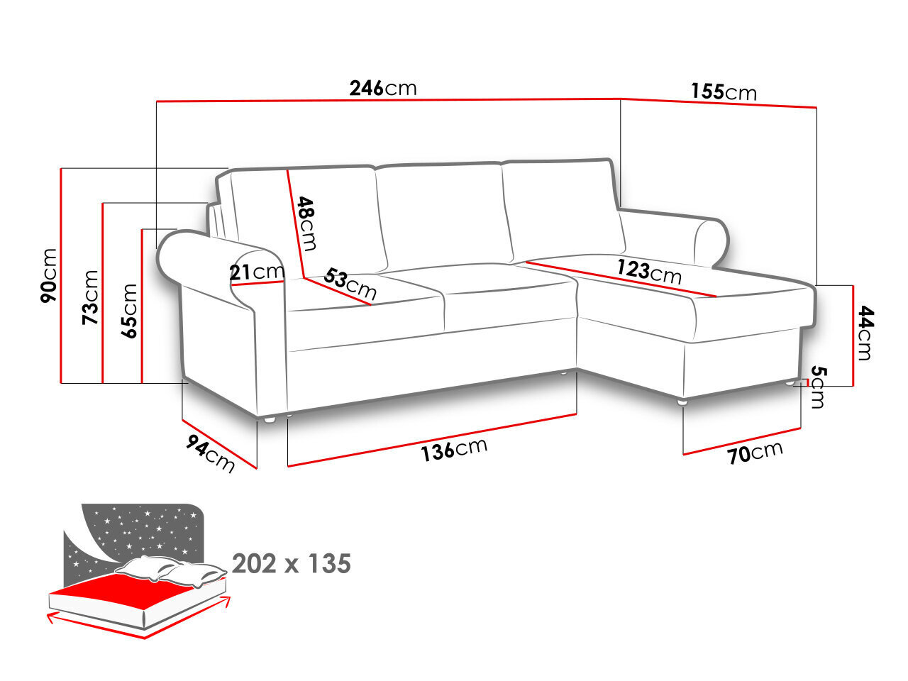 Stūra dīvāngulta Madrid-Kronos 04 cena un informācija | Dīvāni | 220.lv