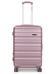 Liels ceļojumu koferis Airtex 93 L, rozā, 628 / L цена и информация | Чемоданы, дорожные сумки | 220.lv