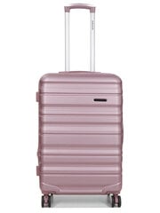 Vidējs čemodāns Airtex 61 L, rozā, 628 / M цена и информация | Чемоданы, дорожные сумки | 220.lv