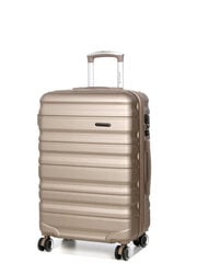 Liels ceļojumu koferis Airtex 93 L, šampanieša krāsa, 628 / L цена и информация | Чемоданы, дорожные сумки | 220.lv
