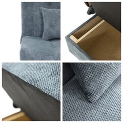 Диван-кровать Марио верх текстиль с тканью-Бизон 2113 + Бизон 2112 цена и информация | Диваны | 220.lv