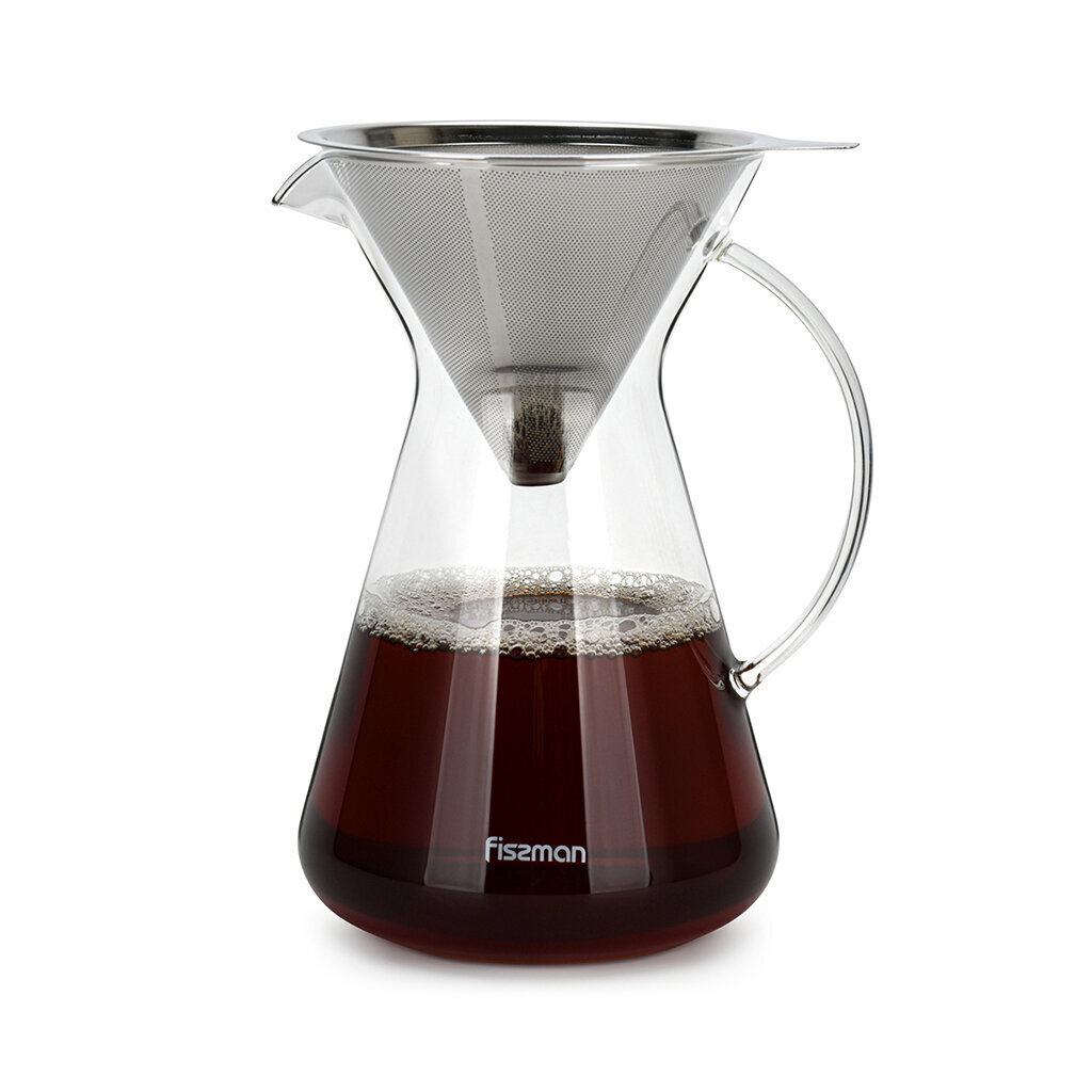 Fissman spiedkanna Pour Over, 900 ml cena un informācija | Kafijas kannas, tējkannas | 220.lv