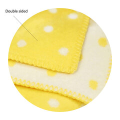 Детское шерстяное одеяло La bebe™ Lambswool 100x140 Art.36629 Yellow (New Zealand wool ), 100x140 см цена и информация | Одеяла | 220.lv