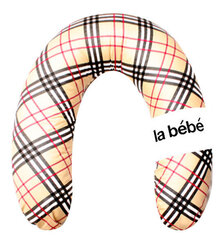 Подкова для сна, кормления малыша La Bebe™ Rich Maternity Pillow Art.67035 Burberry 30x104 cм цена и информация | Детское постельное бельё | 220.lv