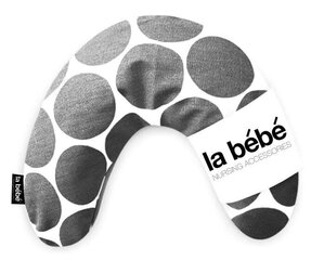 Подковка для сна, кормления малыша La Bebe™ Mimi Nursing Cotton Pillow Art.78979 White&amp;Grey dots, 19*46cм цена и информация | Детское постельное бельё | 220.lv