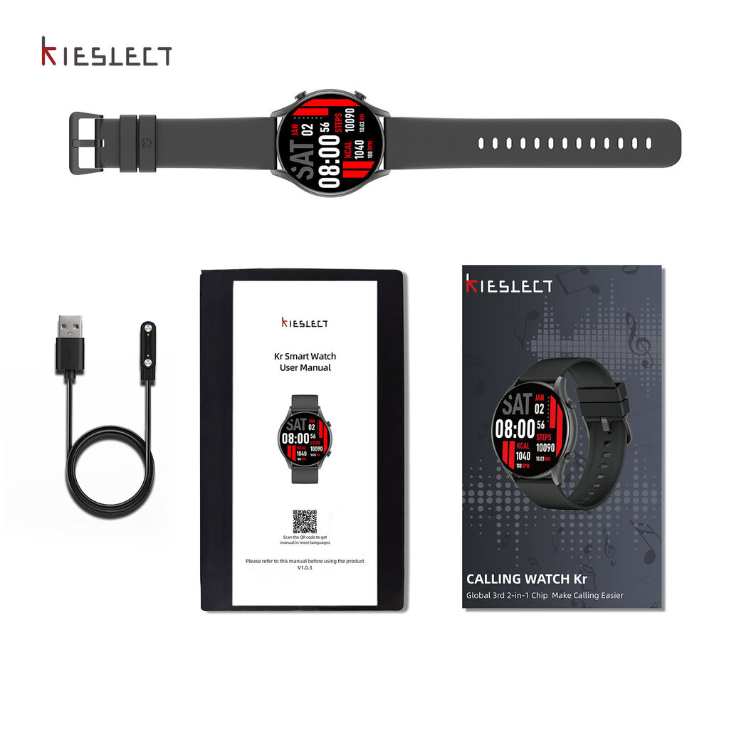 Kieslect KR Black cena un informācija | Viedpulksteņi (smartwatch) | 220.lv