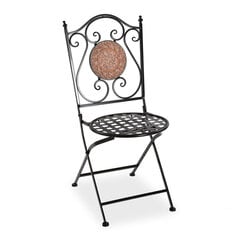 Dārza krēsls Versa Mozaīkas Sarkana Metāls (50 x 92 x 39 cm) cena un informācija | Dārza krēsli | 220.lv