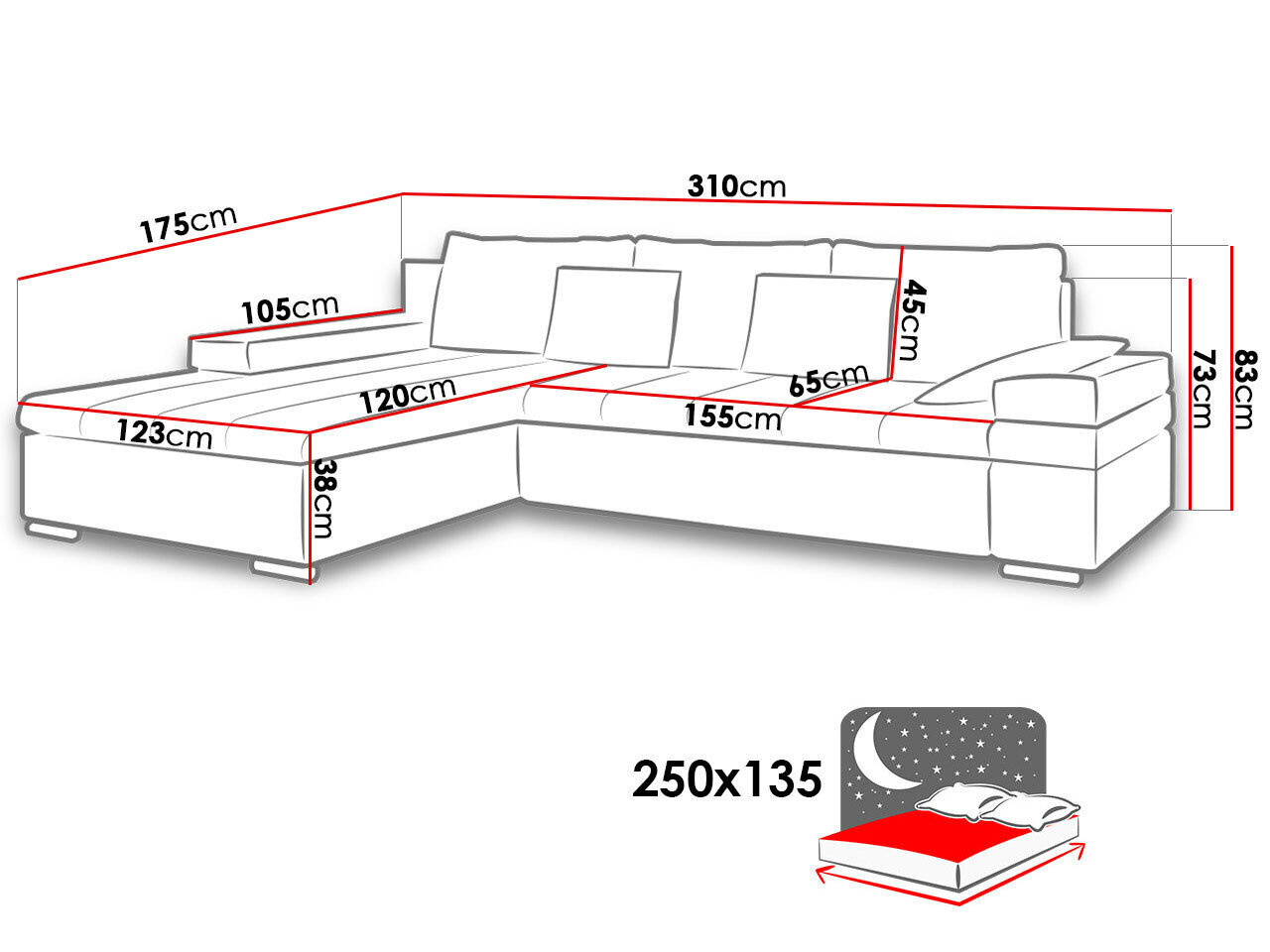 Stūra dīvāngulta Canton-Magic Velvet 2227 + Magic Velvet 2227 + Evo 30-Right cena un informācija | Dīvāni | 220.lv