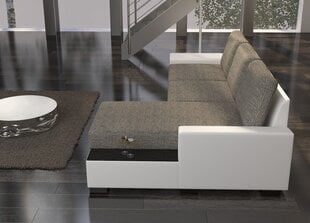 Угловой диван-кровать E-Negro-Malmo 63 / Soft 11-Right цена и информация | Диваны | 220.lv