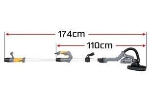 Špakteles slīpmašīna 2in1 PowerMat 1450W, ar LED apgaismojumu cena un informācija | Slīpmašīnas | 220.lv