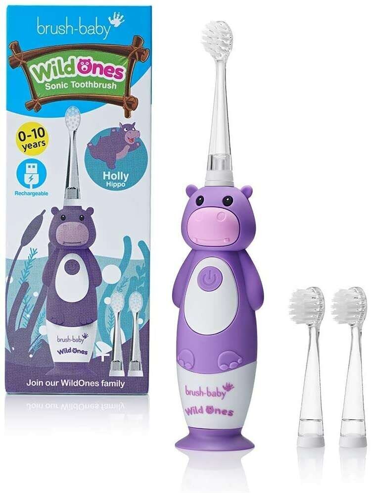 Brush Baby WildOne Hippo cena un informācija | Elektriskās zobu birstes | 220.lv