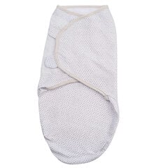 Summer Infant Art.56006 SwaddleMe Grey Dot Kokvilnas ietināšanas autiņš no 6,4 kg līdz 8.2 kg. cena un informācija | Pārtinamās virsmas un autiņi | 220.lv