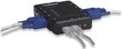 KVM slēdzis VGA / USB 4x1 4 porti ar audio / mikrofonu Manhattan 151269 cena un informācija | Rūteri (maršrutētāji) | 220.lv