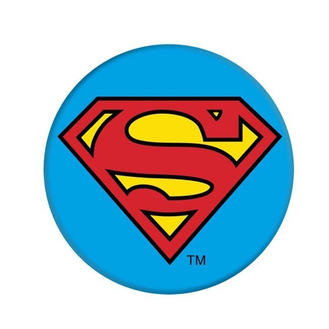 Popsocket (Oriģināls) Izvelkams Pirkstu Fiksējošs Telefona Gadžets Turētājs & Statīvs Plastikāta Superman Icon cena un informācija | Mobilo telefonu aksesuāri | 220.lv