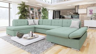 П-образный угловой диван-кровать GENERO PREMIUM-Right-Terra 05 + Terra 05 + Terra 06 ECO цена и информация | Диваны | 220.lv