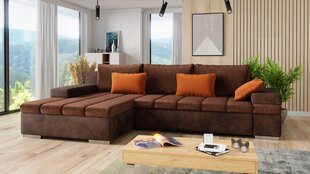 Угловой диван-кровать KANTON PREMIUM-Eterno 04 + Velvetto 12 + Otusso 16-Левый цена и информация | Диваны | 220.lv