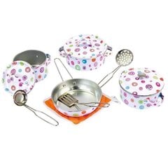 Набор металлической посуды Bino Cooking Set Art.BN83390 цена и информация | Игрушки для девочек | 220.lv