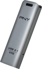 PNY FD64GESTEEL31G-EF cena un informācija | USB Atmiņas kartes | 220.lv