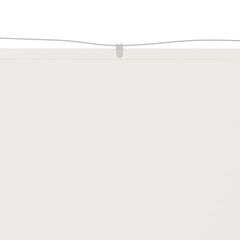 VidaXL vertikāla markīze, balta, 100x420 cm, Oksfordas audums cena un informācija | Saulessargi, markīzes un statīvi | 220.lv