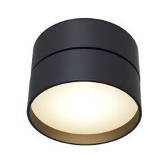 Griestu lampa Maytoni Ceiling &Wall, melnā krāsā ar LED diodēm C024CL-L18B цена и информация | Потолочные светильники | 220.lv