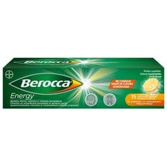 Uztura bagātinātājs Berocca Energy putojošās tabletes, N15 cena un informācija | Vitamīni, preparāti, uztura bagātinātāji labsajūtai | 220.lv